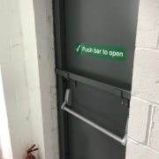 steel emergency door